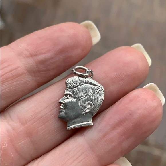 None Jewelry - Vintage Sterling Silver JFK Charm